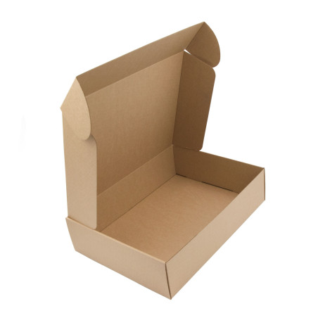 Braune sehr große Schnellverschluss-Geschenkbox für Bettwaren