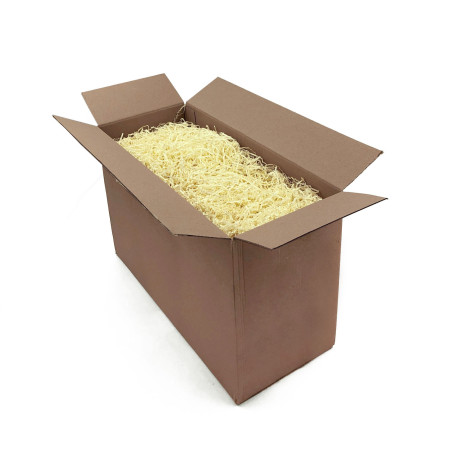 Starre cremefarbene Papierwolle – 2 mm, 1 kg