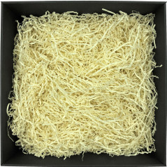 Standžios kreminės popieriaus drožlės - 2 mm, 1 kg