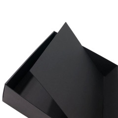 Schwarze Einlage für quadratische Geschenkbox
