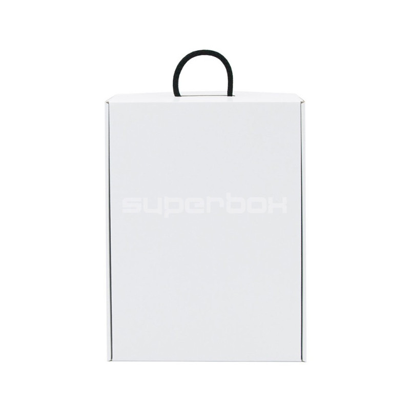 White gift box with handle White gift box with handle