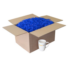 Dunkelblaue Papierwolle, 1 kg