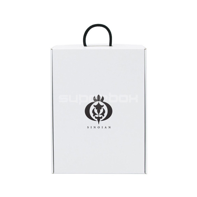 White Gift Box with Handle, Suitcase Type White Gift Box with Handle, Suitcase Type