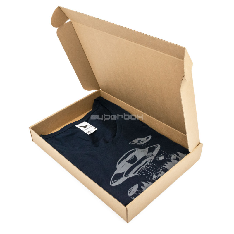 Umweltfreundliche Geschenkbox für T-Shirts oder Fotoalbum ohne Fenster