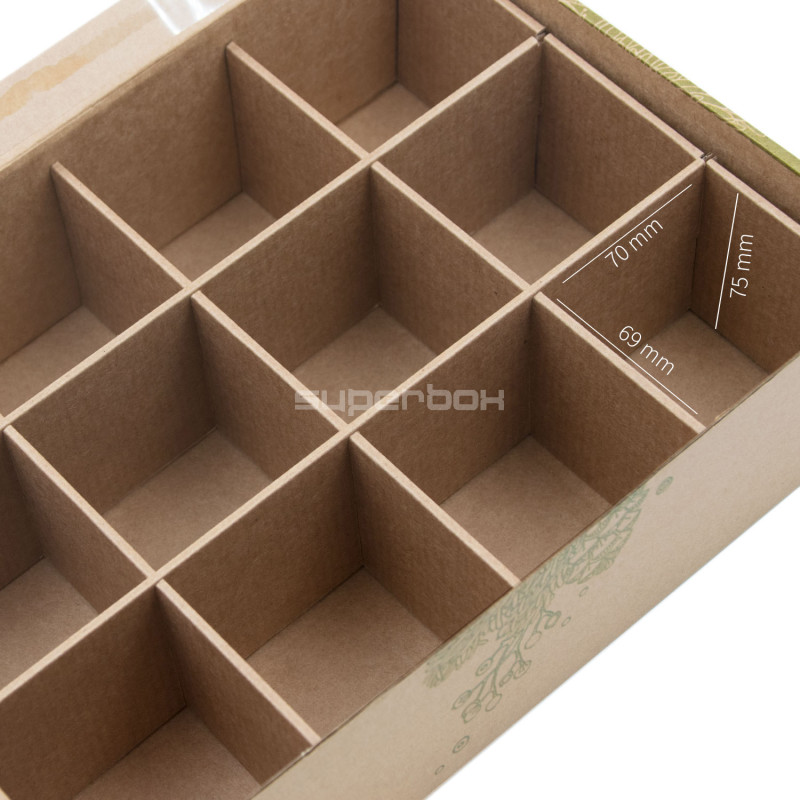 Braune A4-Geschenkbox