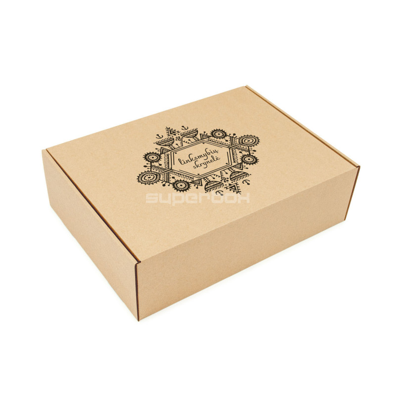 Braune A4-Geschenkbox