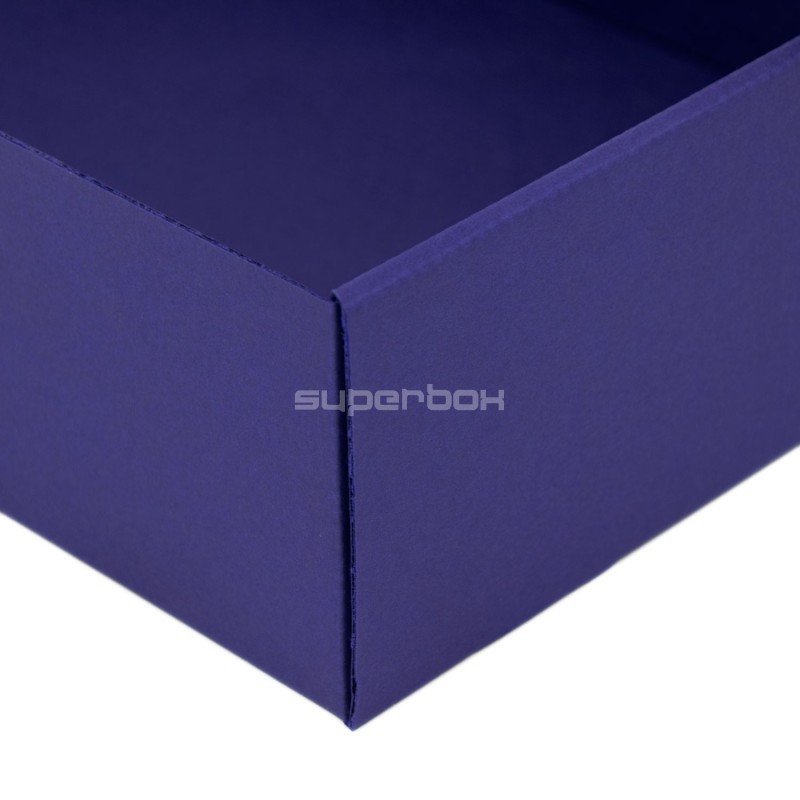 Blaue Premium-Geschenkschachtel im A4-Format für Produkte