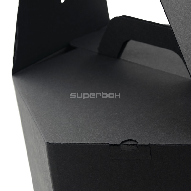 Schwarze Geschenkbox für litauische Baumkuchen, 50 cm Höhe