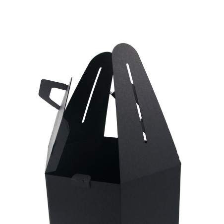 Schwarze Geschenkbox für litauische Baumkuchen, 50 cm Höhe