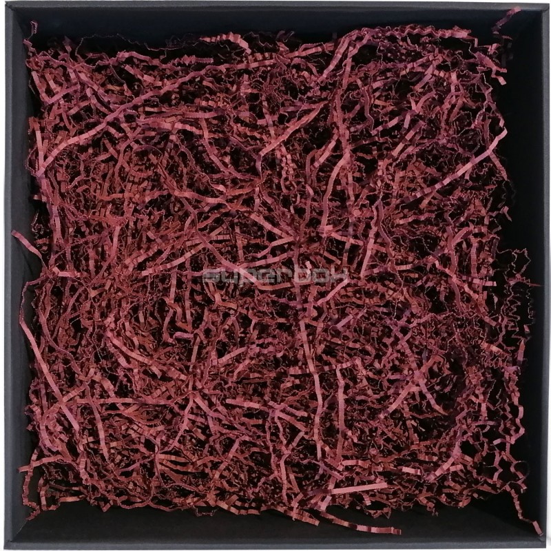 Standžios kaštoninės popieriaus drožlės - 2 mm, 1 kg