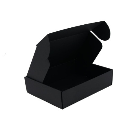 Schwarze leicht zusammenfaltbare Box, 7 cm hoch
