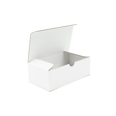 Beliebte weiße Box mit Umschlagverschlussboden