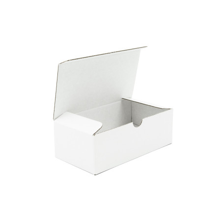 Beliebte weiße Box mit Umschlagverschlussboden