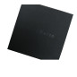 Schwarze Zweiteilige Quadratische Geschenkbox | 90x90x30 mm | Superbox