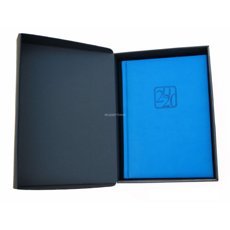 Schwarze A5 Klappdeckel-Geschenkbox