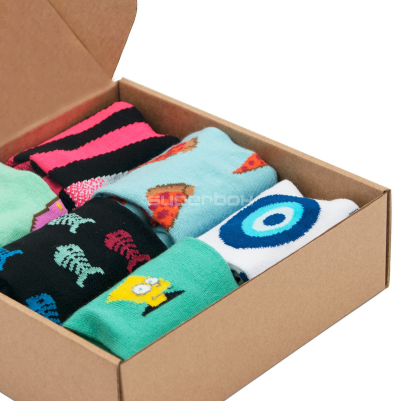 Kleine braune Versandbox, 6 cm hoch