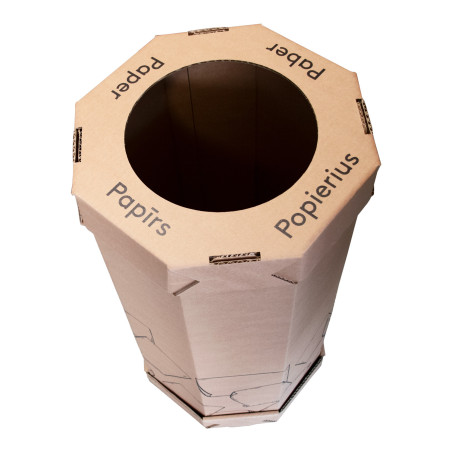 Wellpapp-Recyclingbehälter für Papier