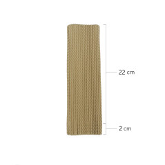 Wellpapp-Schutzmanschette für 24 cm Flasche, 0,5 l