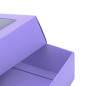 Lila zweiteilige Box mit Fenster | 200x110x50 mm | Superbox
