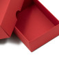 Rote zweiteilige Karton-Geschenkbox | 95x70x30 mm | Superbox