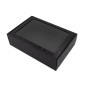 Glossy Deer Black Christmas Box