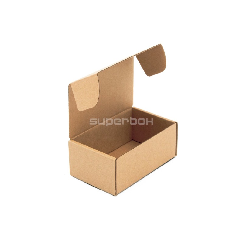 Kleine braune Schnellfaltbox