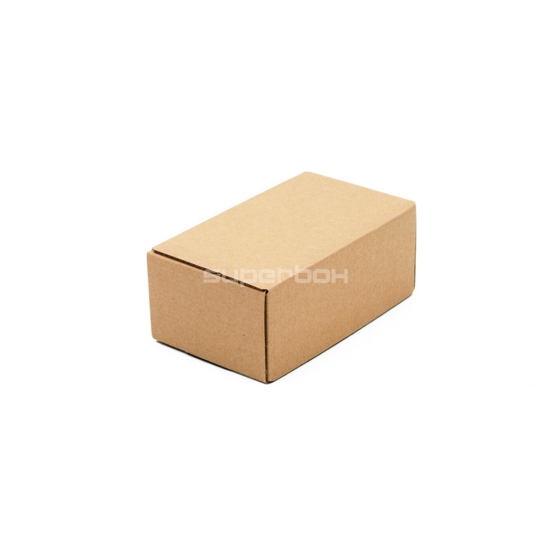 Kleine braune Schnellfaltbox