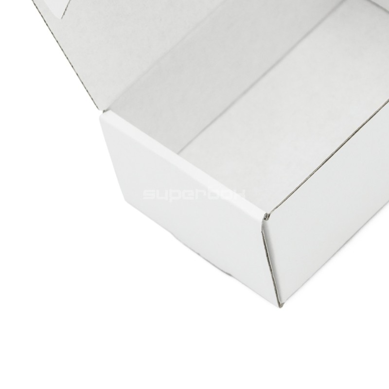 Kleine weiße Schnellfaltbox