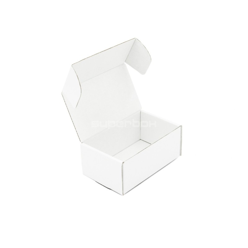 Kleine weiße Schnellfaltbox