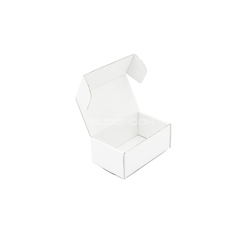 Kleine weiße Schnellfaltbox