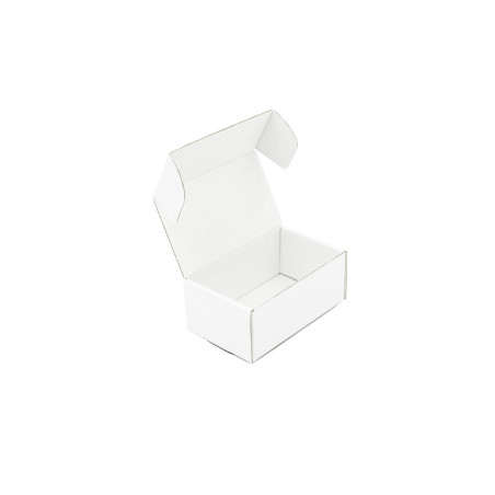 Kleine weiße Schnellfaltbox