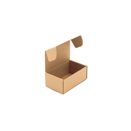 Kleine braune Schnellfaltbox
