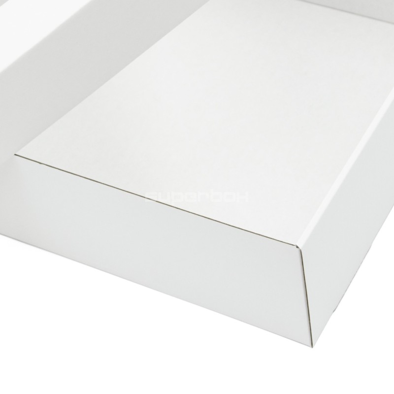 Mehrzweck weiße Basis-Deckel-Geschenkbox mit Klarsichtfenster