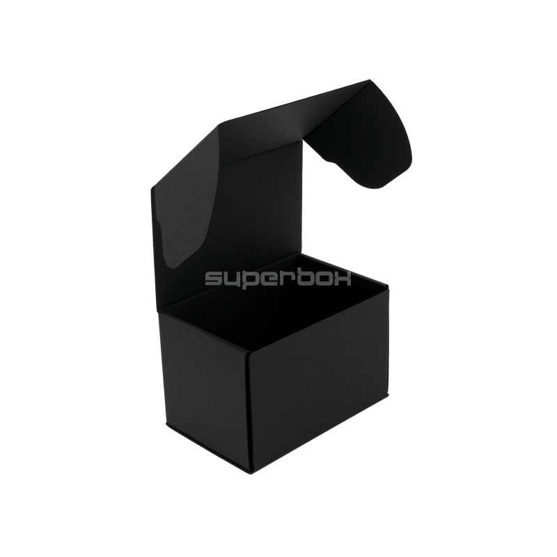 Kleine schwarze tiefe Geschenkbox