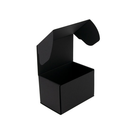 Kleine schwarze tiefe Geschenkbox