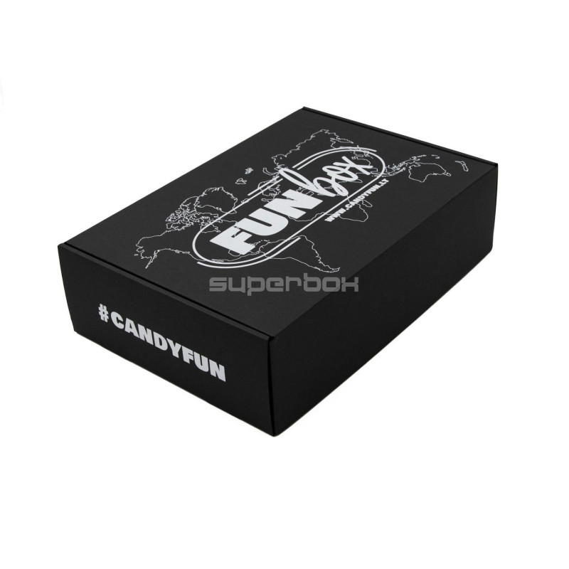 Schwarze A4-Geschenkbox