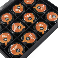 Schwarzes 12-Fächer-Einsatz für 21509 Box