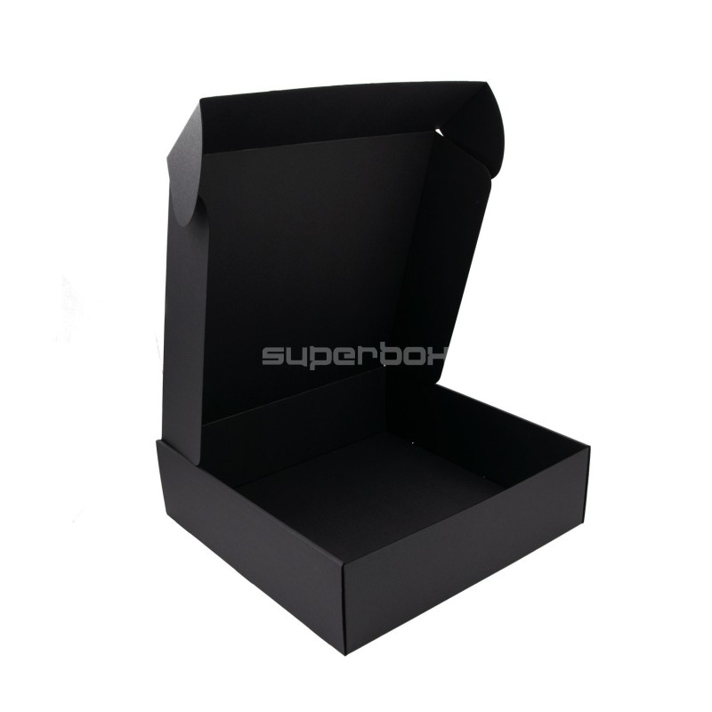 Große schwarze quadratische Schnellverschlussbox