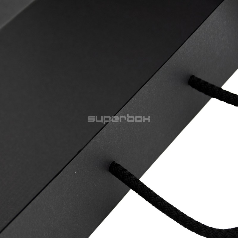 Black Large Gift Box of Suitcase Type with Window and Handle Black Large Gift Box of Suitcase Type with Window and Handle