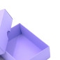 Fliederfarbene Kartonschachtel für Schmuck | 95x70x30 mm | Superbox