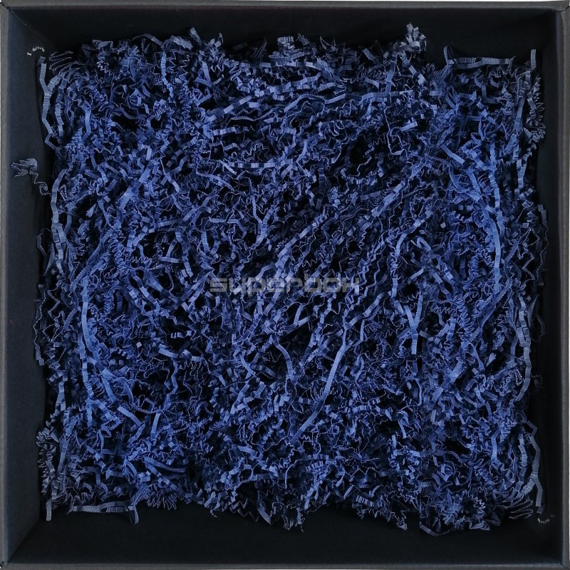 Rigid Dark Blue Shredded Paper - 2 mm, 1 kg