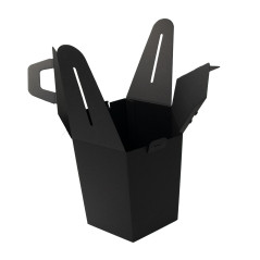 Schwarze Geschenkbox für litauischen Baumkuchen, 240 mm Höhe