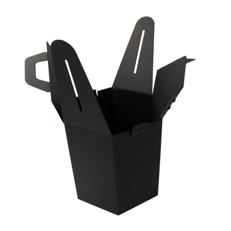 Schwarze Geschenkbox für litauischen Baumkuchen, 240 mm Höhe