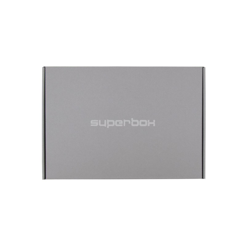 Graue A4-Geschenkbox für Produkte
