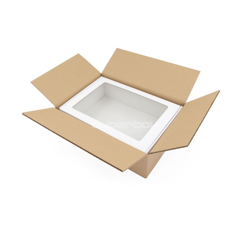 Graue A4-Geschenkbox für Produkte