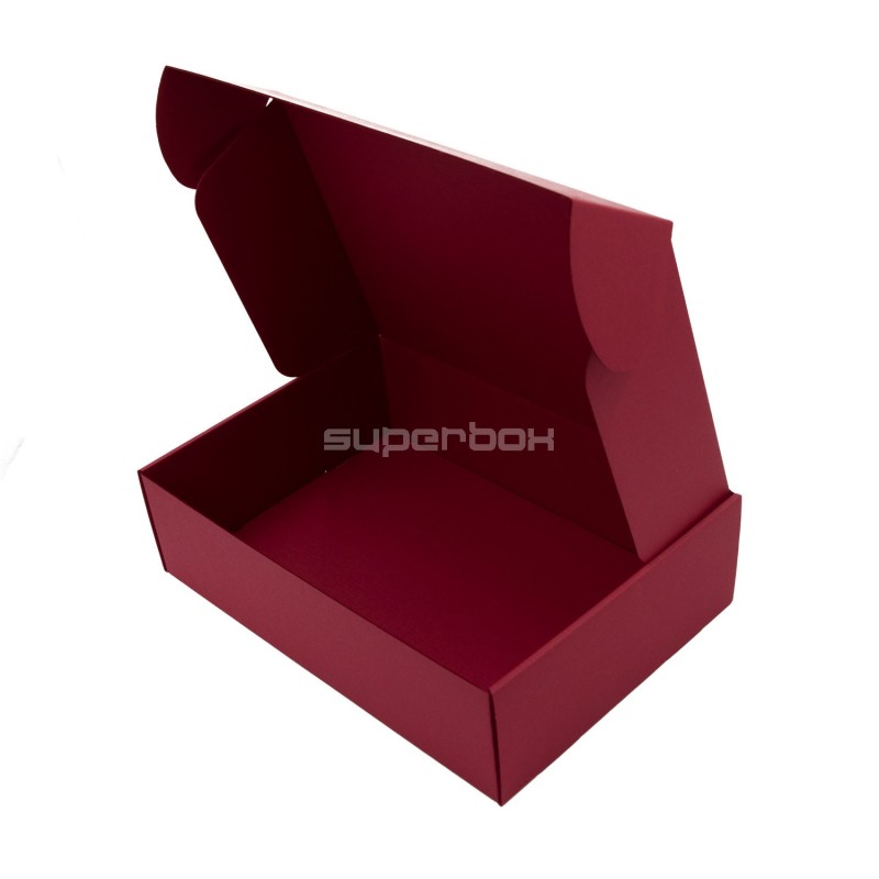 Kirschrote A4-Geschenkbox für Produkte