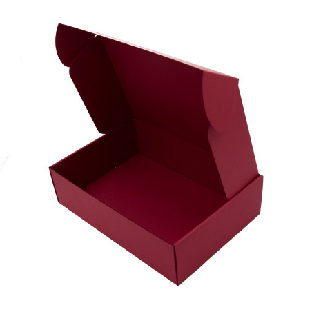 Kirschrote A4-Geschenkbox für Produkte