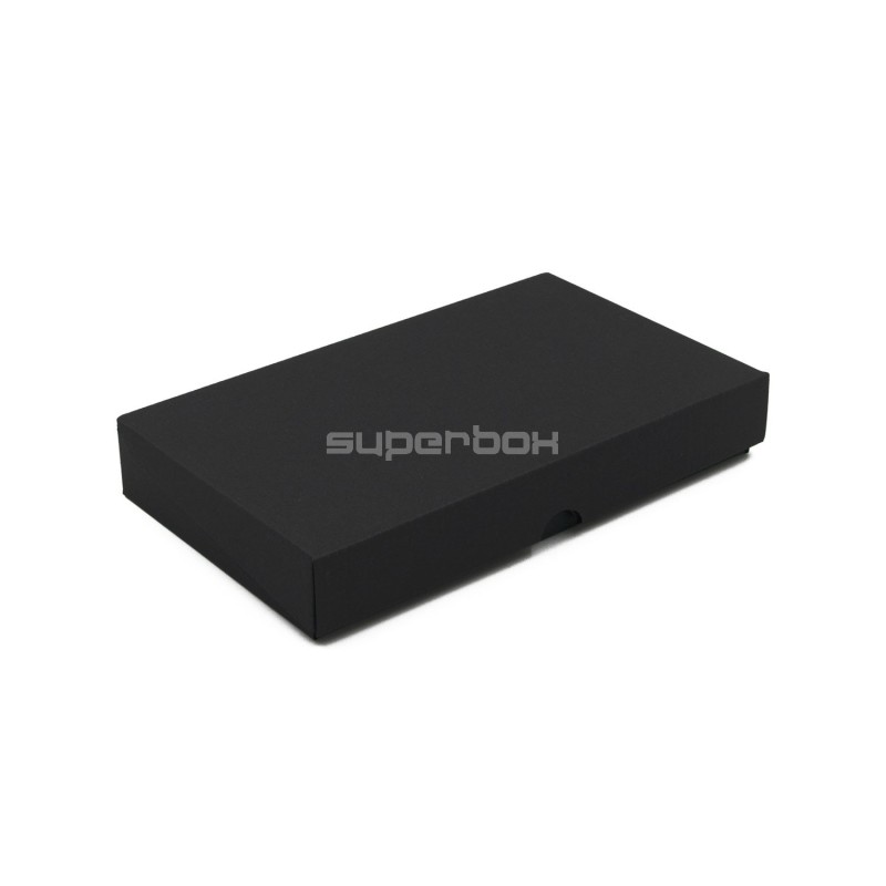 Schwarze A5-Geschenkbox mit Klappdeckel