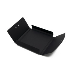 Schwarzer Offene-Welle-Umschlag zum Verpacken von Schmuck