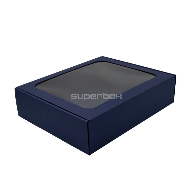 White Gift Box with Clear Window